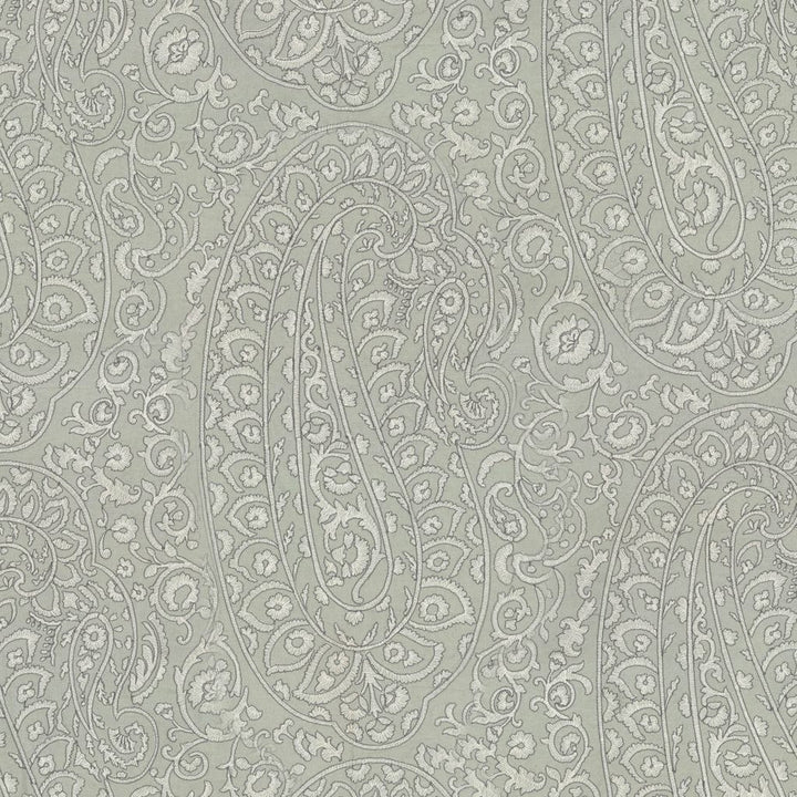 Fantasia Paisley Whisper by RM CoCo Fabric Gemstones II Ice Blue Larimar to Lazuli 37% Linen 32% Spun Polyester 31% Cotton See Sample 0 Horizontal: 25 and Vertical: 22.05 57 - Fabric Carolina -