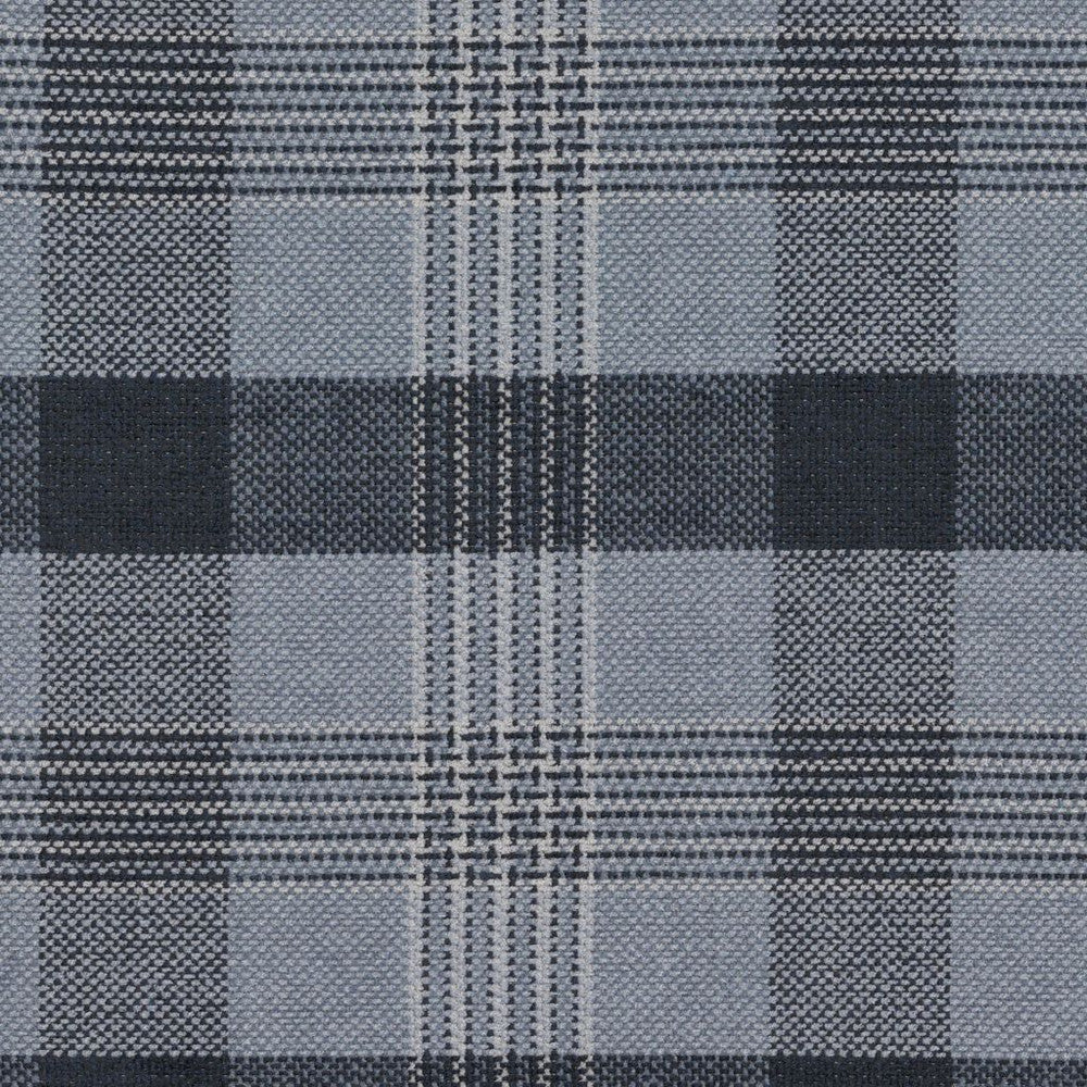 Hartley Check Chambray by RM CoCo Fabric Gemstones II Ice Blue Larimar to Lazuli 100% Polyester See Sample 0 Horizontal: 6.89 and Vertical: 6.69 54 - Fabric Carolina -