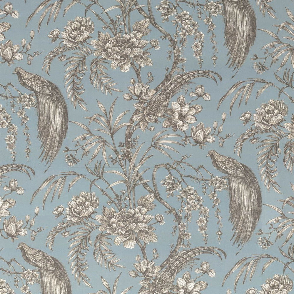 Lilibet's Garden Horizon by RM CoCo Fabric Gemstones II Ice Blue Larimar to Lazuli 100% Polyester See Sample 0 Horizontal: 36.5 and Vertical: 16.75 55 - Fabric Carolina -