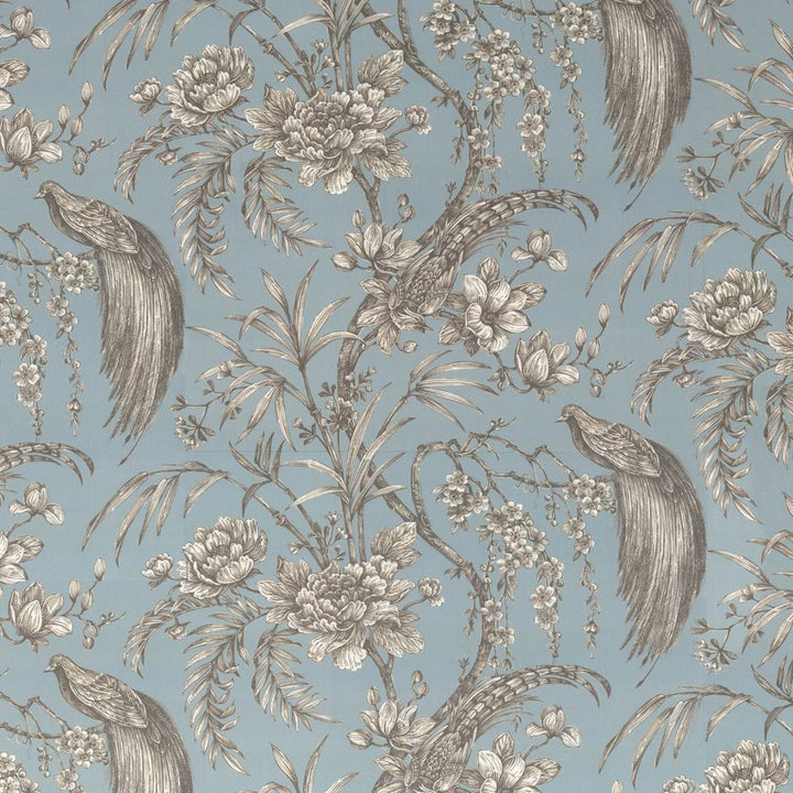 Lilibet's Garden Horizon by RM CoCo Fabric Gemstones II Ice Blue Larimar to Lazuli 100% Polyester See Sample 0 Horizontal: 36.5 and Vertical: 16.75 55 - Fabric Carolina -