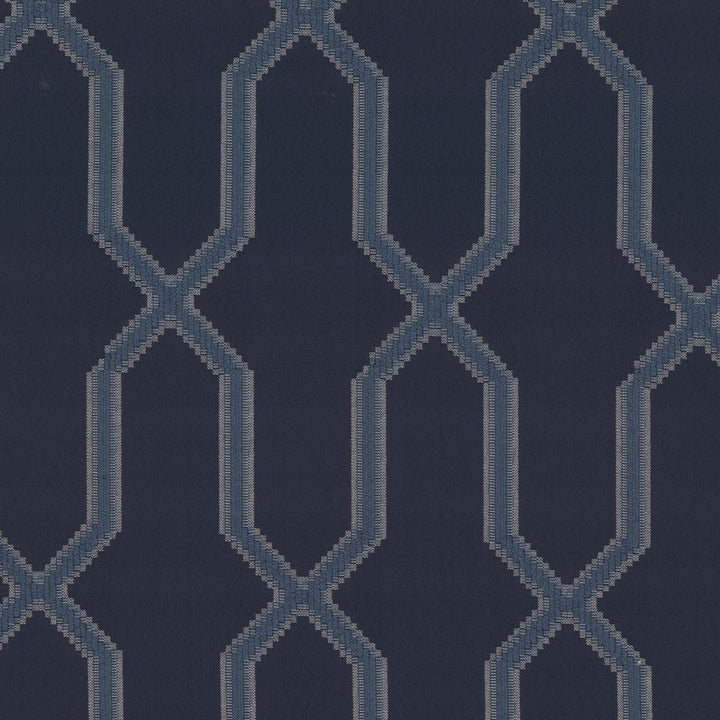 Nolita Trellis Cobalt by RM CoCo Fabric Gemstones II Ice Blue Larimar to Lazuli 74% Recycled Polyester 26 Polyester See Sample 0 Horizontal: 4.53 and Vertical: 9.84 55 - Fabric Carolina -