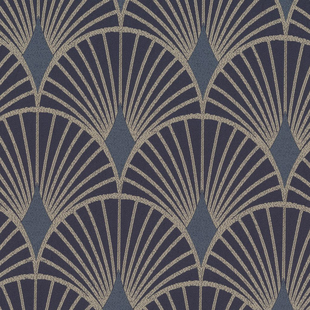 Nouvelle Nouveau Sapphire by RM CoCo Fabric Gemstones II Ice Blue Larimar to Lazuli 100% Polyester See Sample 0 Horizontal: 4.72 and Vertical: 4.33 55 - Fabric Carolina -