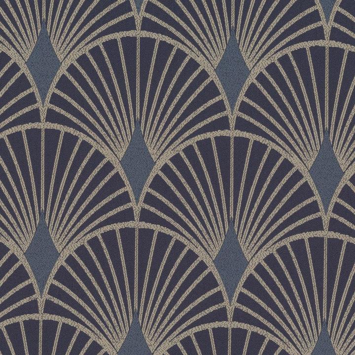 Nouvelle Nouveau Sapphire by RM CoCo Fabric Gemstones II Ice Blue Larimar to Lazuli 100% Polyester See Sample 0 Horizontal: 4.72 and Vertical: 4.33 55 - Fabric Carolina -