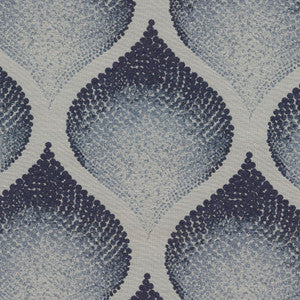 Ogee Stipple Mood Indigo by RM CoCo Fabric