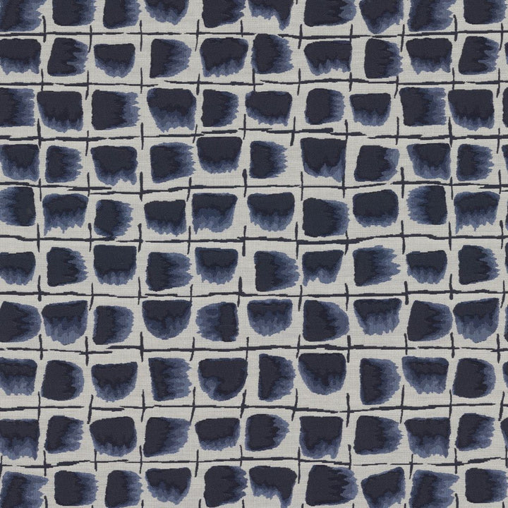 Painterly Check Mood Indigo by RM CoCo Fabric Gemstones II Ice Blue Larimar to Lazuli 45% Cotton 33% Polyester 22% Spun Viscose See Sample 0 Horizontal: 13.39 and Vertical: 15.35 54 - Fabric Carolina -