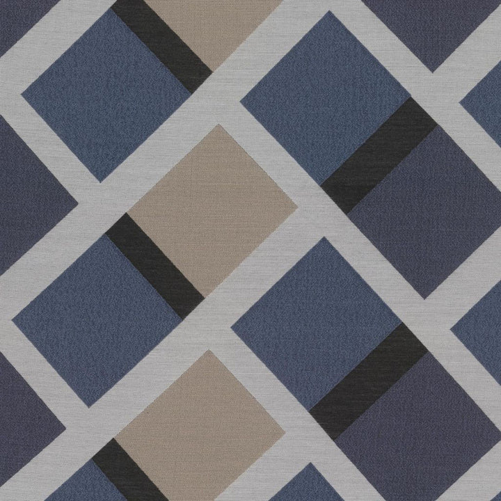 Pathway Trellis Sapphire by RM CoCo Fabric Gemstones II Ice Blue Larimar to Lazuli 84% Polyester 16% Spun Viscose See Sample 0 Horizontal: 12.99 and Vertical: 6.3 53 - Fabric Carolina -