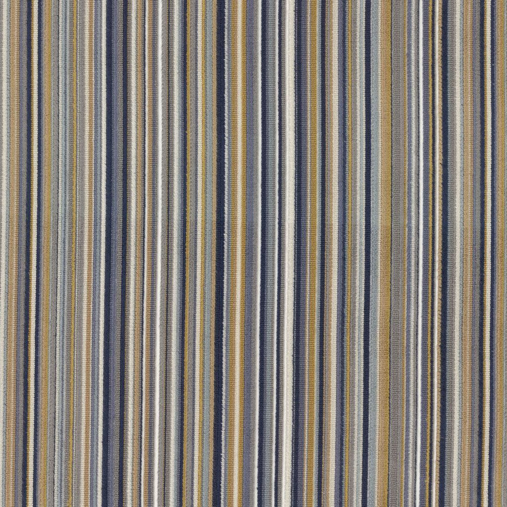 Savoy Stripe Bluestone by RM CoCo Fabric Gemstones II Ice Blue Larimar to Lazuli 55% Spun Viscose 45% Polyester See Sample 27000 Horizontal: 13.5 and Vertical: 0 56 - Fabric Carolina -