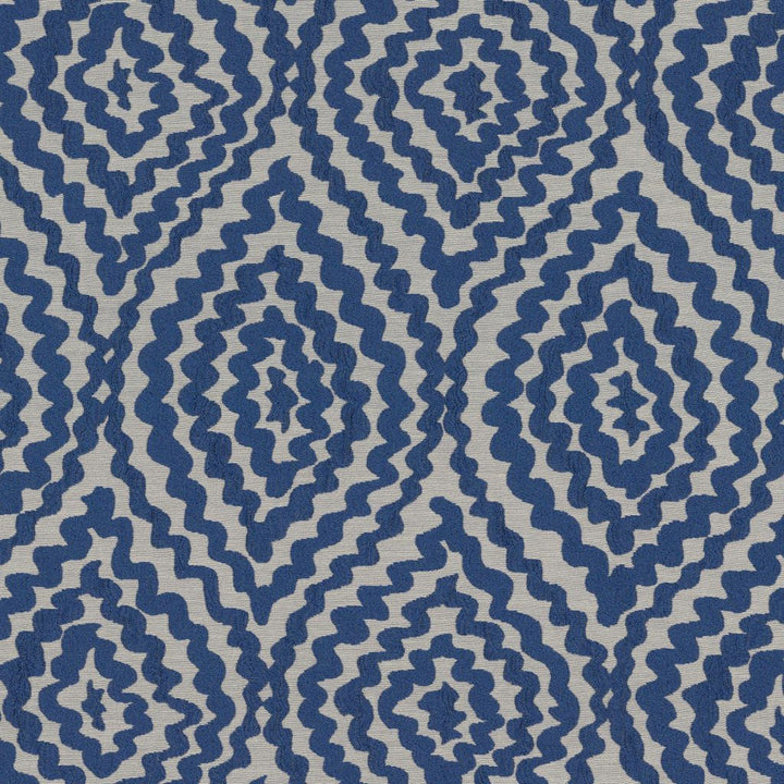 Ziggy Diamond Royal by RM CoCo Fabric Gemstones II Ice Blue Larimar to Lazuli 38% Viscose 33% Spun Viscose 29% Polyester See Sample 0 Horizontal: 12.6 and Vertical: 11.02 52 - Fabric Carolina -