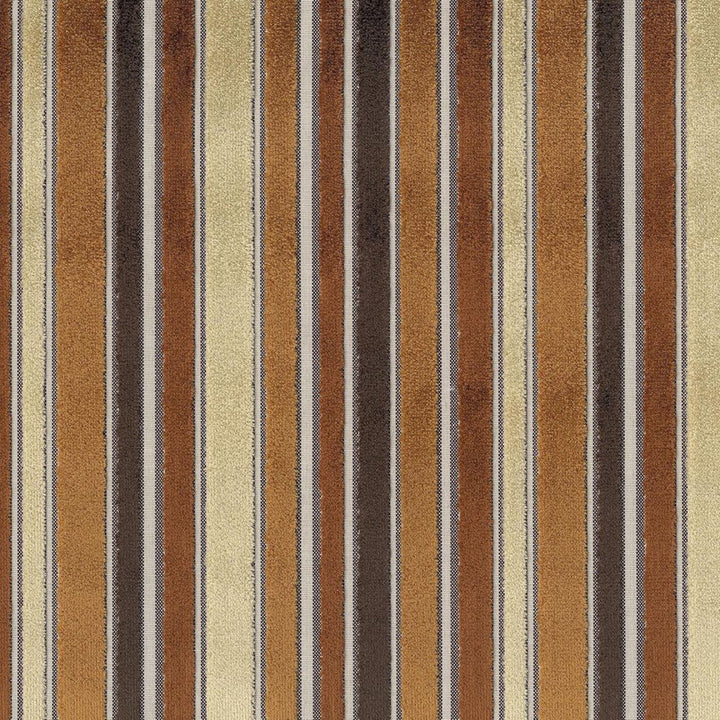 Blenheim Stripe Amber by RM CoCo Fabric Gemstones II Imperial Topaz to Tibetan Coral 58% Polyester 42% Rayon See Sample 12000 Horizontal: 5.62 and Vertical: 0 54 - Fabric Carolina -