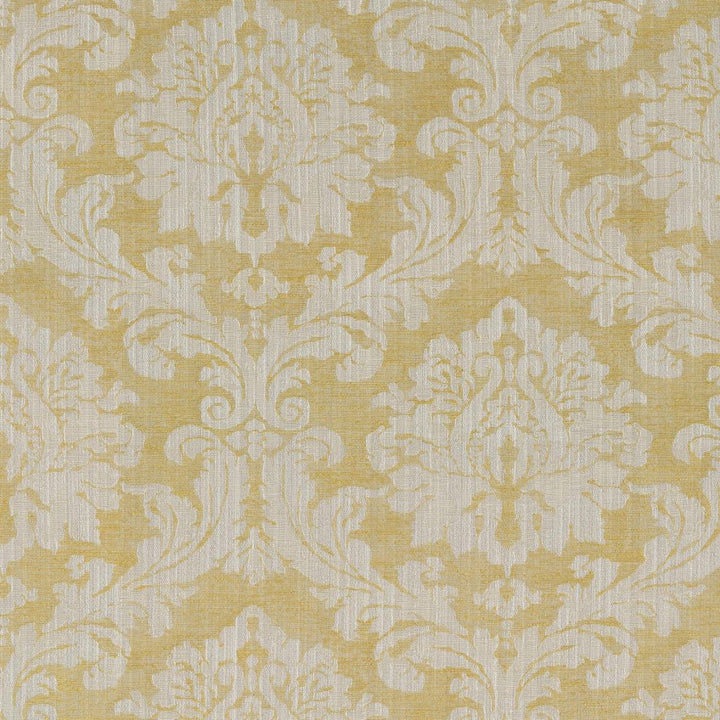 Essex Damask Buttercream by RM CoCo Fabric Gemstones II Imperial Topaz to Tibetan Coral 66% Polyester 34% Cotton See Sample 15000 Horizontal: 13.66 and Vertical: 17 55 - Fabric Carolina -