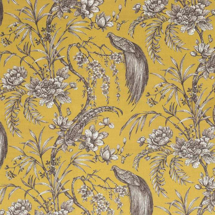 Lilibet's Garden Ormolu by RM CoCo Fabric Gemstones II Imperial Topaz to Tibetan Coral 100% Polyester See Sample 0 Horizontal: 36.5 and Vertical: 16.75 55 - Fabric Carolina -
