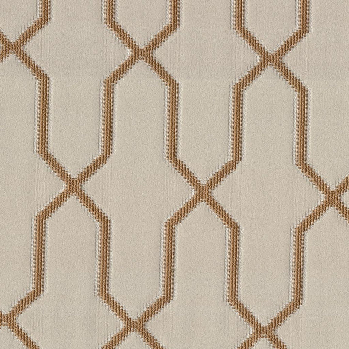 Nolita Trellis Golden Haze by RM CoCo Fabric Gemstones II Imperial Topaz to Tibetan Coral 74% Recycled Polyester 26 Polyester See Sample 0 Horizontal: 4.53 and Vertical: 9.84 55 - Fabric Carolina -