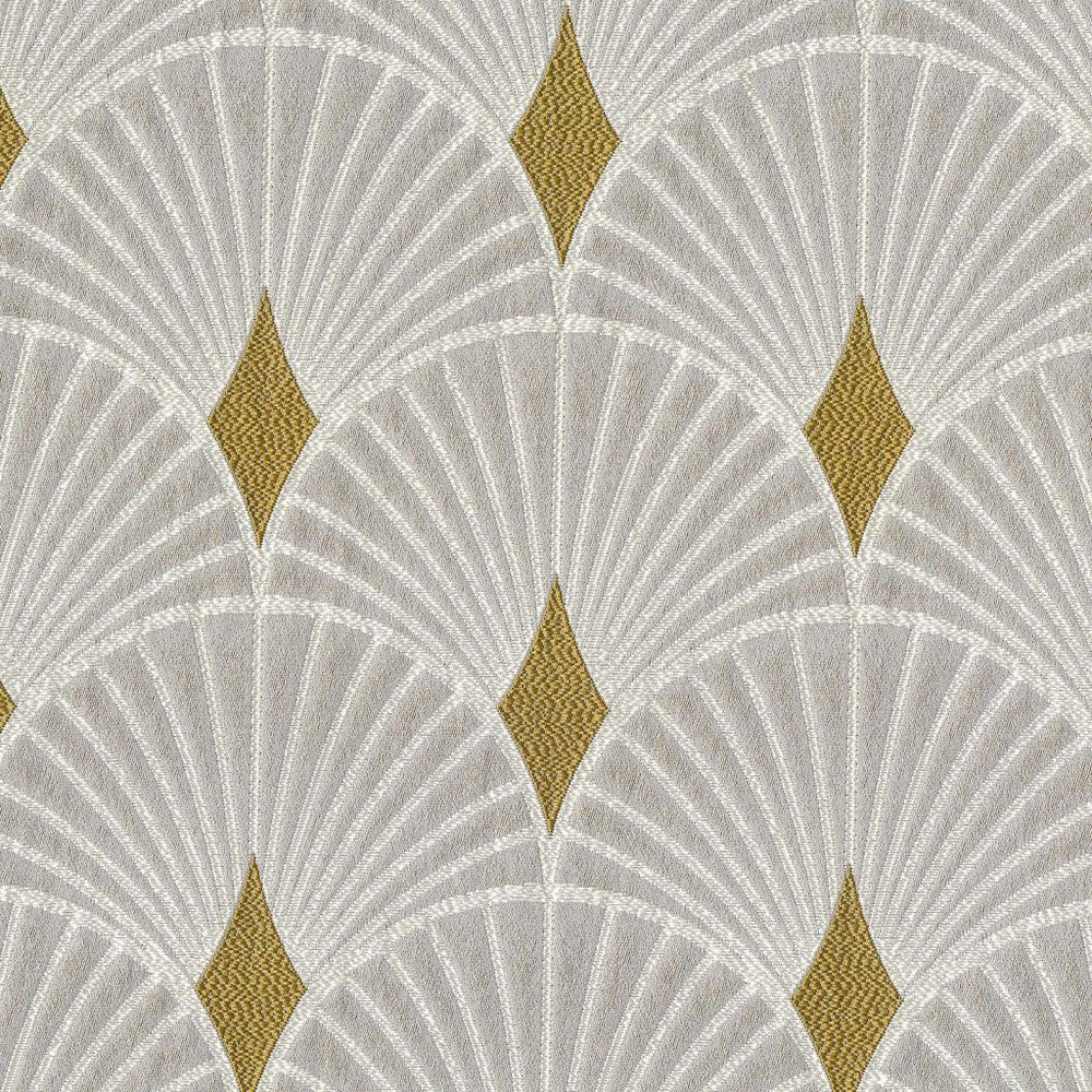 Nouvelle Nouveau Gold Rush by RM CoCo Fabric Gemstones II Imperial Topaz to Tibetan Coral 100% Polyester See Sample 0 Horizontal: 4.72 and Vertical: 4.33 55 - Fabric Carolina -