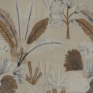 Palm Garden Butterscotch by RM CoCo Fabric