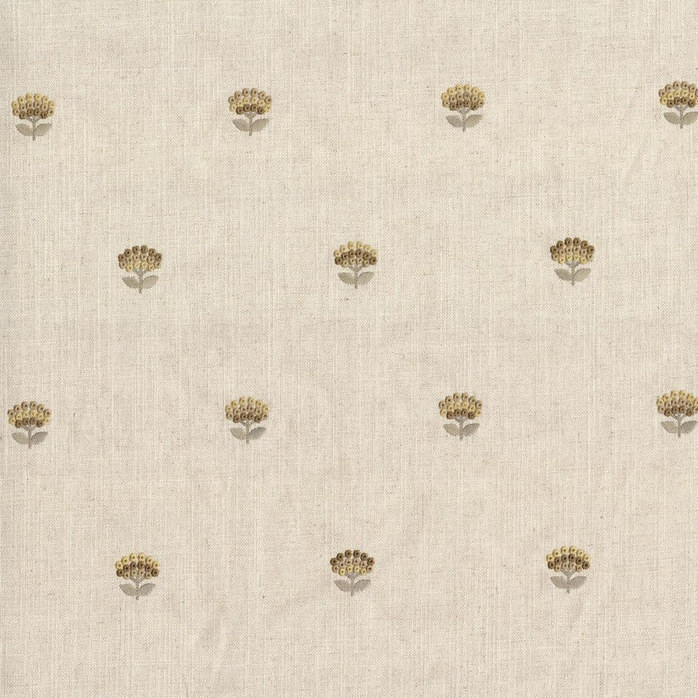 Primrose Garden Marigold by RM CoCo Fabric Gemstones II Imperial Topaz to Tibetan Coral 35% Cotton 27% Spun Polyester 22% Viscose 16% Linen See Sample 0 Horizontal: 10.43 and Vertical: 15.35 55 - Fabric Carolina -