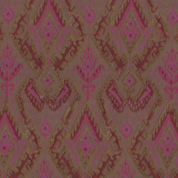 Samarkand Spice Road by RM CoCo Fabric Gemstones II Imperial Topaz to Tibetan Coral 40% Cotton 40% Viscose 20% Polyester See Sample 0 Horizontal: 12.8 and Vertical: 34.65 55 - Fabric Carolina -