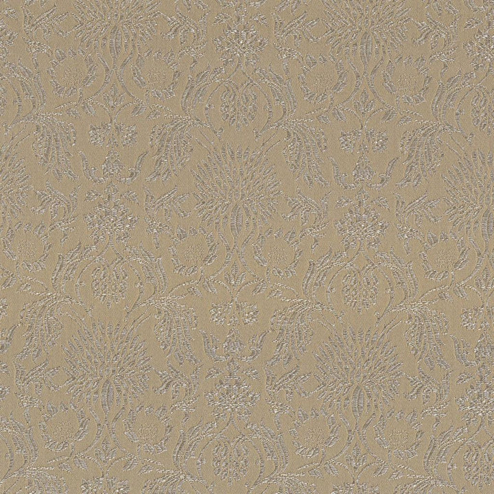 Secret Garden Floral Burnished Gold by RM CoCo Fabric Gemstones II Imperial Topaz to Tibetan Coral 58% Polyester 42% Viscose See Sample 0 Horizontal: 4.33 and Vertical: 6.1 55 - Fabric Carolina -
