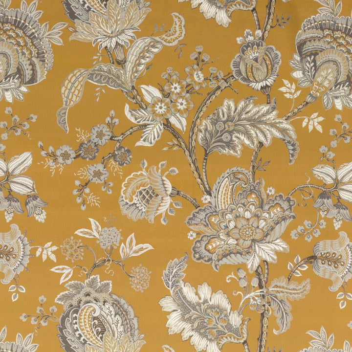 Tumbridge Wells Ochre by RM CoCo Fabric Gemstones II Imperial Topaz to Tibetan Coral 100% Polyester See Sample 0 Horizontal: 17.72 and Vertical: 17.72 55 - Fabric Carolina -