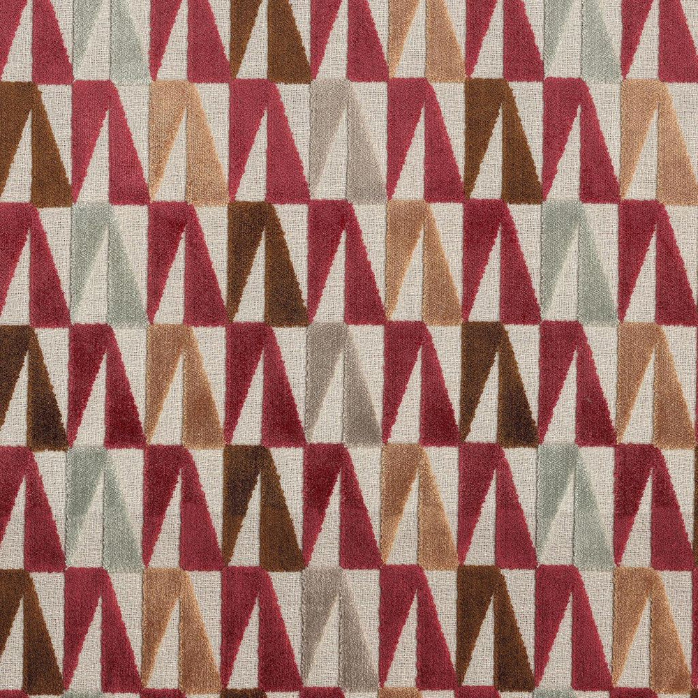 Vertex Melon by RM CoCo Fabric Gemstones II Imperial Topaz to Tibetan Coral 57% Spun Viscose 43% Polyester See Sample 28000 Horizontal: 7 and Vertical: 3.5 58 - Fabric Carolina -
