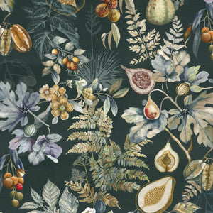 Botanical Study Deep Forest - vertical repeat wrong on waterfall by RM CoCo Fabric