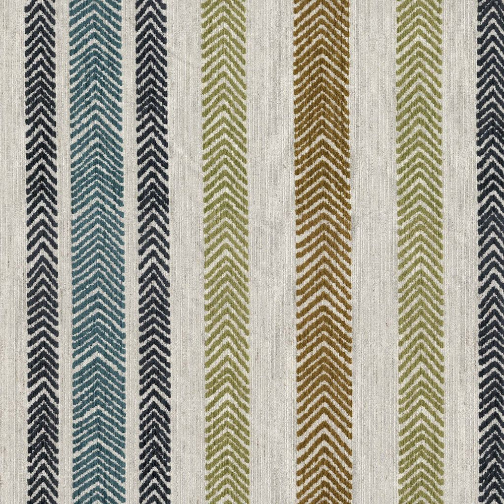 Chevron Stripe Crypton® Palm Grove by RM CoCo Fabric Gemstones II Jade to Emerald 51.96% Rayon 26.82% Polyester 16.76% Cotton 4.46% Flax See Sample 0 Horizontal: 14.13 and Vertical: 14.44 57 - Fabric Carolina -