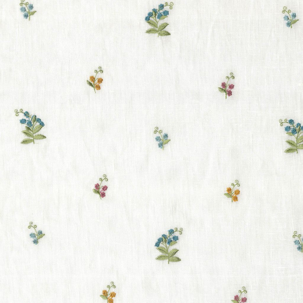 Eliza Aquamarine by RM CoCo Fabric Gemstones II Jade to Emerald 87% Linen 8% Viscose 3% Spun Viscose 2% Spun Polyester See Sample 0 Horizontal: 12.4 and Vertical: 10.24 55 - Fabric Carolina -