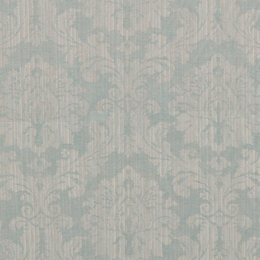 Essex Damask Glacier by RM CoCo Fabric Gemstones II Jade to Emerald 66% Polyester 34% Cotton See Sample 15000 Horizontal: 13.66 and Vertical: 17 55 - Fabric Carolina -