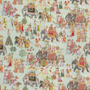 Festival Day Aquamarine by RM CoCo Fabric