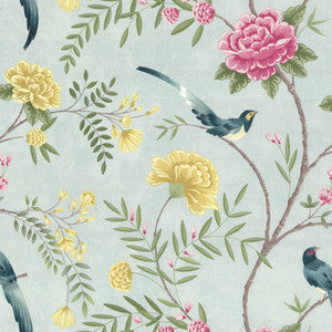 Hyde Park Garden Robins Egg by RM CoCo Fabric