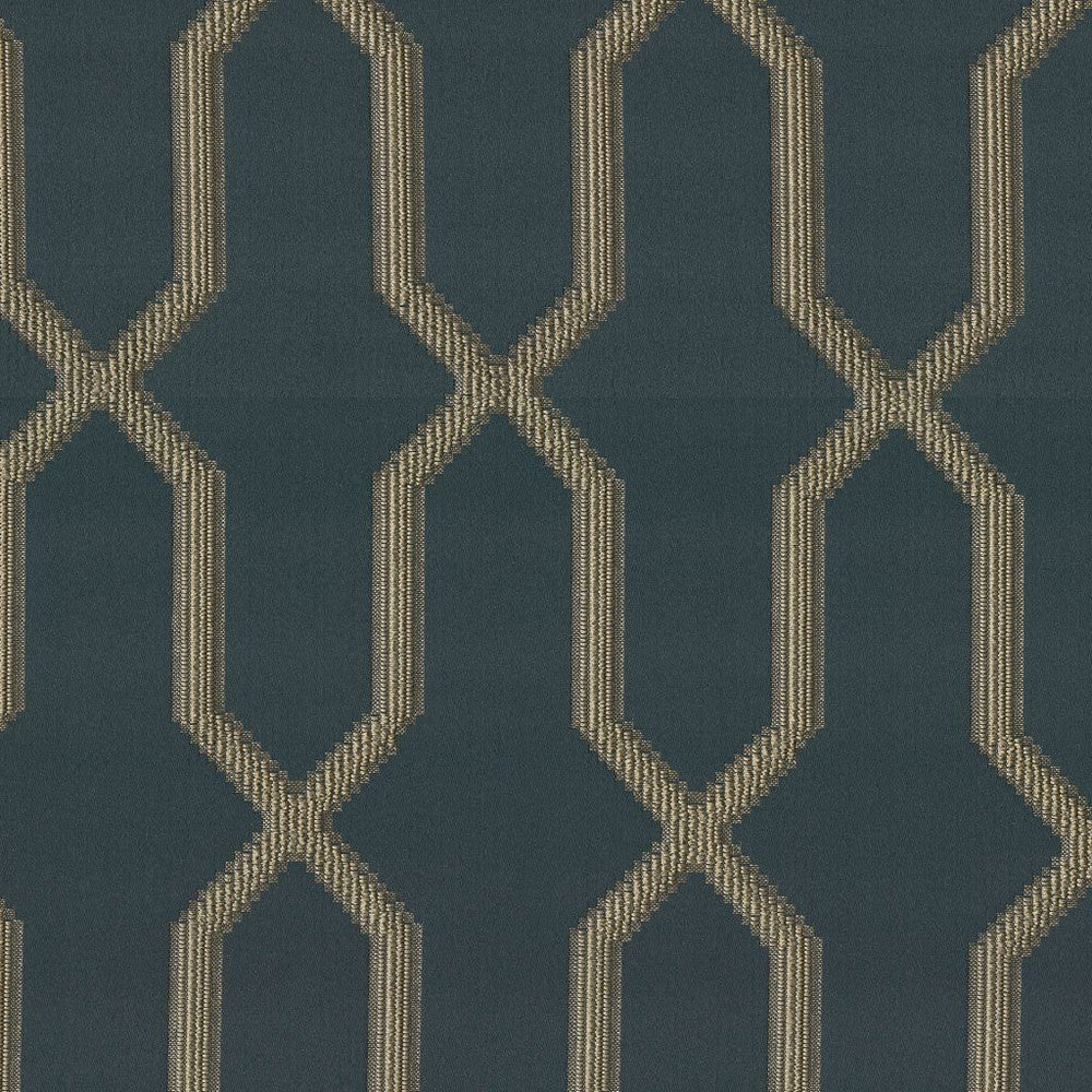 Nolita Trellis Deep Forest by RM CoCo Fabric Gemstones II Jade to Emerald 74% Recycled Polyester 26 Polyester See Sample 0 Horizontal: 4.53 and Vertical: 9.84 55 - Fabric Carolina -