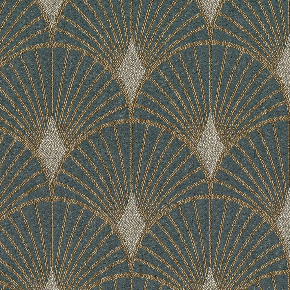 Nouvelle Nouveau Emerald by RM CoCo Fabric Gemstones II Jade to Emerald 100% Polyester See Sample 0 Horizontal: 4.72 and Vertical: 4.33 55 - Fabric Carolina -