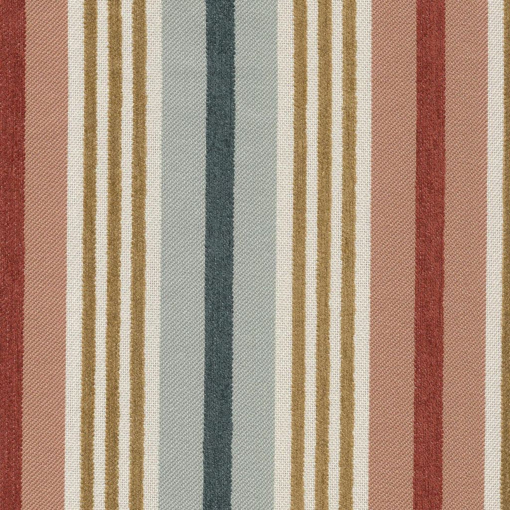 St. Regis Stripe Crypton® Canyon by RM CoCo Fabric Gemstones II Imperial Topaz to Tibetan Coral 48.14% Polyester 27.16% Rayon 24.7% Polyester (UV) See Sample 0 Horizontal: 8.5 and Vertical: 0.06 55 - Fabric Carolina -