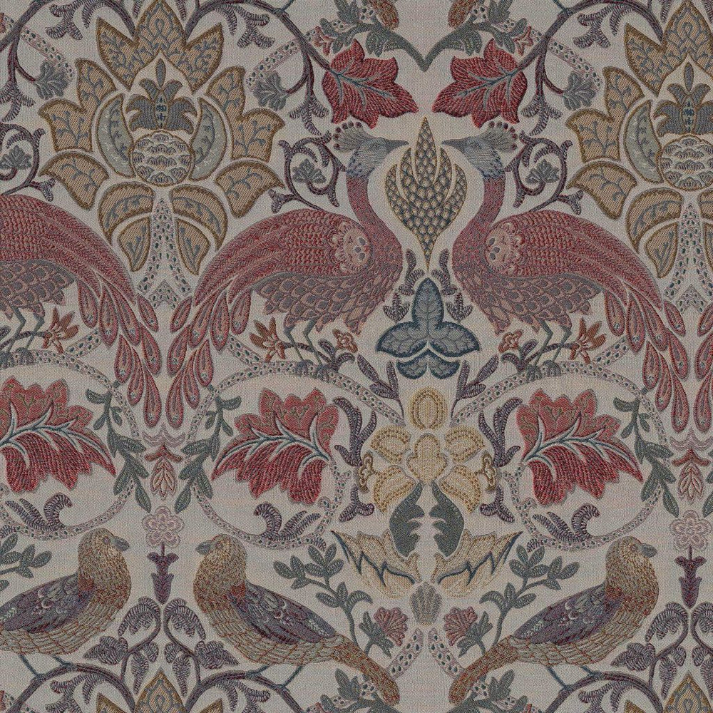 Biltmore Garden Vineyard by RM CoCo Fabric Gemstones II Pink Morganite to Amethyst 56% Viscose 44% Polyester See Sample 0 Horizontal: 12.91 and Vertical: 17 54 - Fabric Carolina -