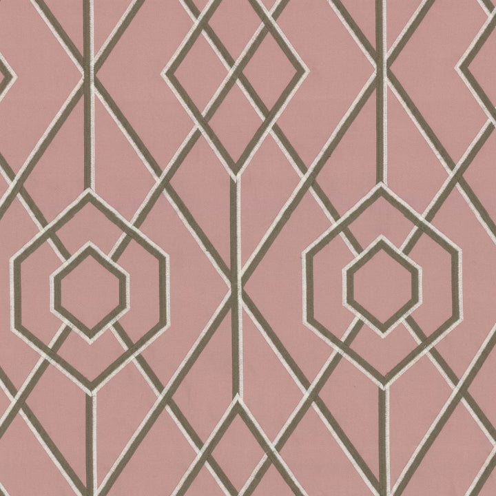 Diamond Fret Ballerina by RM CoCo Fabric Gemstones II Pink Morganite to Amethyst 66% Cotton 34% Spun Polyester See Sample 0 Horizontal: 10.63 and Vertical: 15.35 60 - Fabric Carolina -
