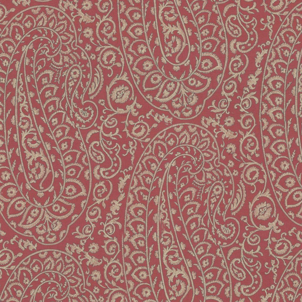 Fantasia Paisley Rosewood by RM CoCo Fabric Gemstones II Pink Morganite to Amethyst 37% Linen 32% Spun Polyester 31% Cotton See Sample 0 Horizontal: 25 and Vertical: 22.05 57 - Fabric Carolina -