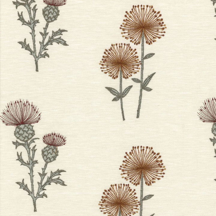 Gaelic Thistle Mimosa by RM CoCo Fabric Gemstones II Pink Morganite to Amethyst Base Fabric 72% Polyeser 28% Cotton Embr 100% Polyester See Sample 0 Horizontal: 13.19 and Vertical: 9.45 55 - Fabric Carolina -