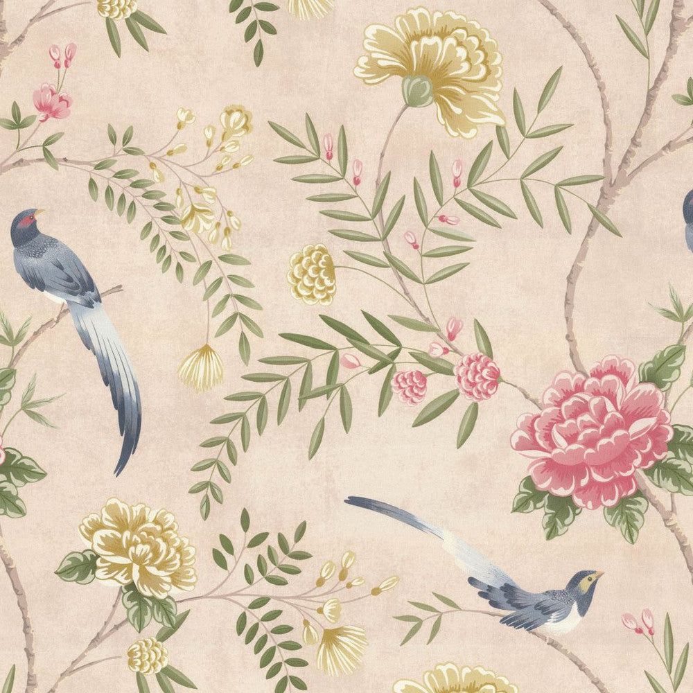 Hyde Park Garden Peony by RM CoCo Fabric Gemstones II Pink Morganite to Amethyst 100% Cotton See Sample 0 Horizontal: 27.17 and Vertical: 27.17 55 - Fabric Carolina -