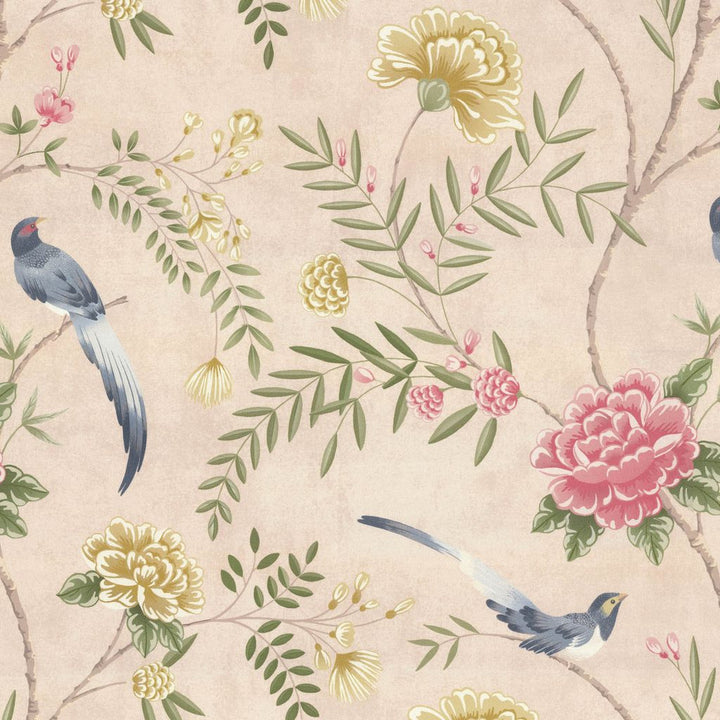 Hyde Park Garden Peony by RM CoCo Fabric Gemstones II Pink Morganite to Amethyst 100% Cotton See Sample 0 Horizontal: 27.17 and Vertical: 27.17 55 - Fabric Carolina -