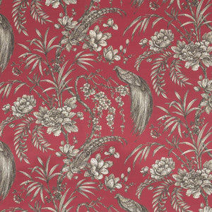 Lilibet's Garden Crimson by RM CoCo Fabric
