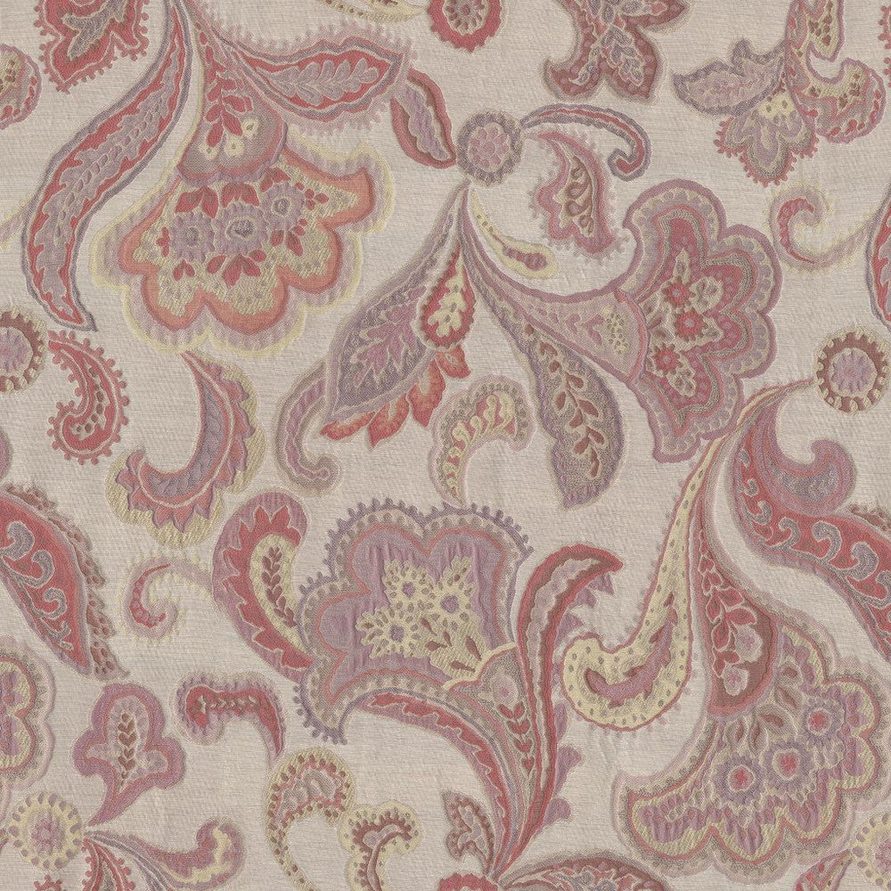 McCamey Floral Blush by RM CoCo Fabric Gemstones II Pink Morganite to Amethyst 34% Viscose 28% Polyester 21% Linen 11% Cotton 6% Silk See Sample 0 Horizontal: 25.98 and Vertical: 26.77 54 - Fabric Carolina -