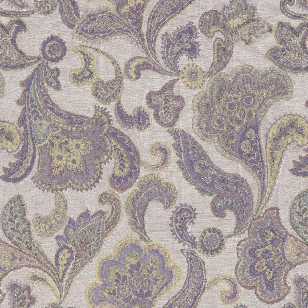 McCamey Floral Frosted Amethyst by RM CoCo Fabric Gemstones II Pink Morganite to Amethyst 34% Viscose 28% Polyester 21% Linen 11% Cotton 6% Silk See Sample 0 Horizontal: 25.98 and Vertical: 26.77 54 - Fabric Carolina -
