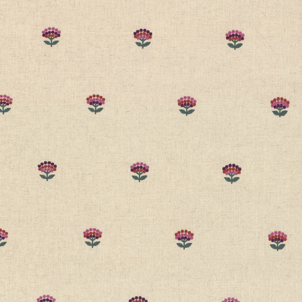 Primrose Garden Begonia by RM CoCo Fabric Gemstones II Pink Morganite to Amethyst 35% Cotton 27% Spun Polyester 22% Viscose 16% Linen See Sample 0 Horizontal: 10.43 and Vertical: 15.35 55 - Fabric Carolina -