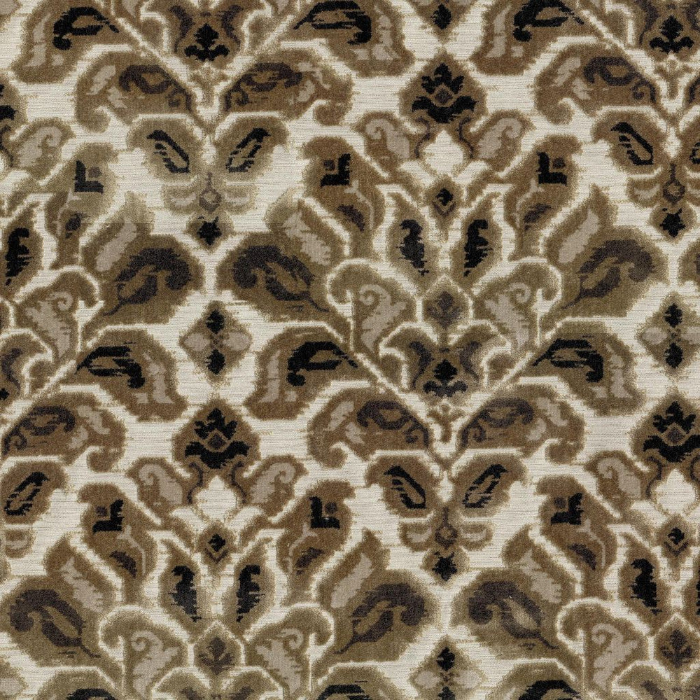 Blenheim Damask Hot Fudge by RM CoCo Fabric Gemstones II Tahitian Gray Pearl to Onyx 56% Rayon 44% Polyester See Sample 12000 Horizontal: 14 and Vertical: 21 56 - Fabric Carolina -