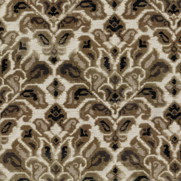 Blenheim Damask Hot Fudge by RM CoCo Fabric Gemstones II Tahitian Gray Pearl to Onyx 56% Rayon 44% Polyester See Sample 12000 Horizontal: 14 and Vertical: 21 56 - Fabric Carolina -