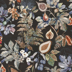 Botanical Study Nightfall - vertical repeat wrong on waterfall by RM CoCo Fabric