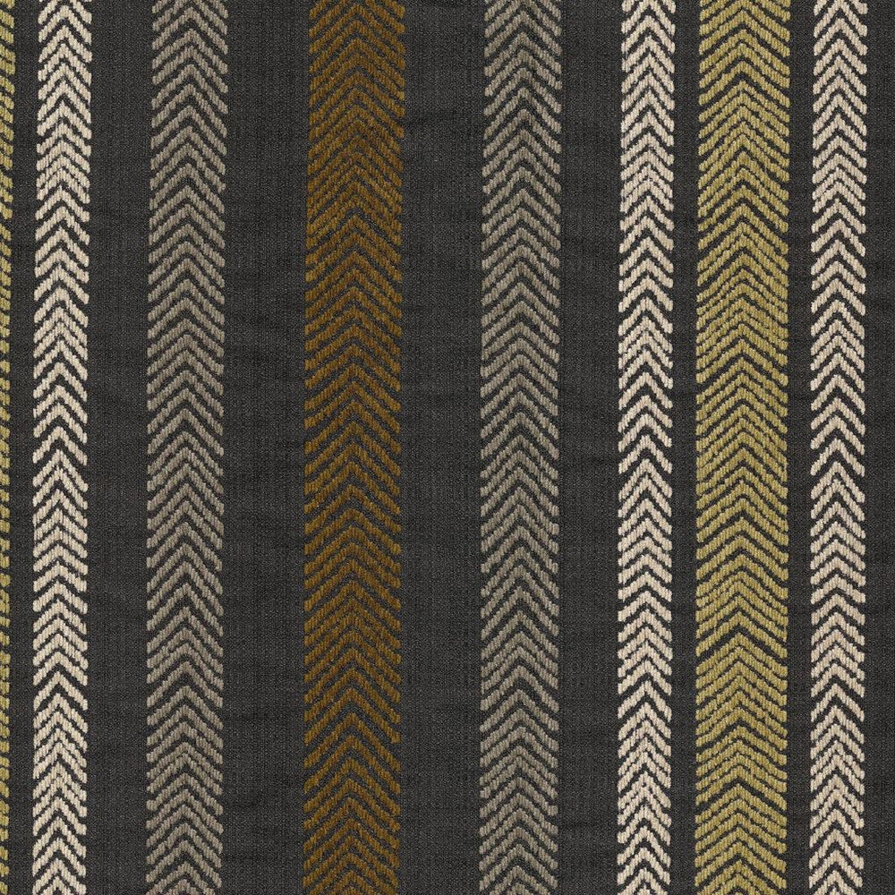 Chevron Stripe Crypton® Kona by RM CoCo Fabric Gemstones II Tahitian Gray Pearl to Onyx 51.96% Rayon 26.82% Polyester 16.76% Cotton 4.46% Flax See Sample 0 Horizontal: 14.13 and Vertical: 14.44 57 - Fabric Carolina -