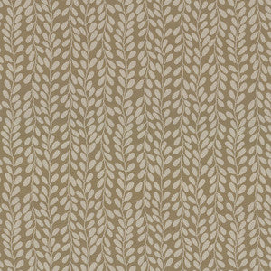 Foliage Stripe Mushroom by RM CoCo Fabric