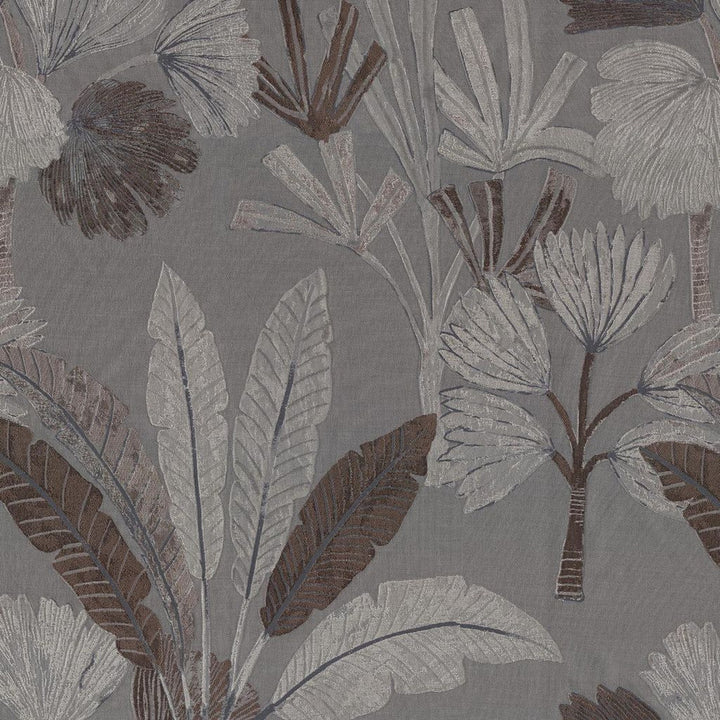 Palm Garden Sable by RM CoCo Fabric Gemstones II Tahitian Gray Pearl to Onyx 59% Polyester 41% Viscose See Sample 0 Horizontal: 26.18 and Vertical: 31.5 54 - Fabric Carolina -