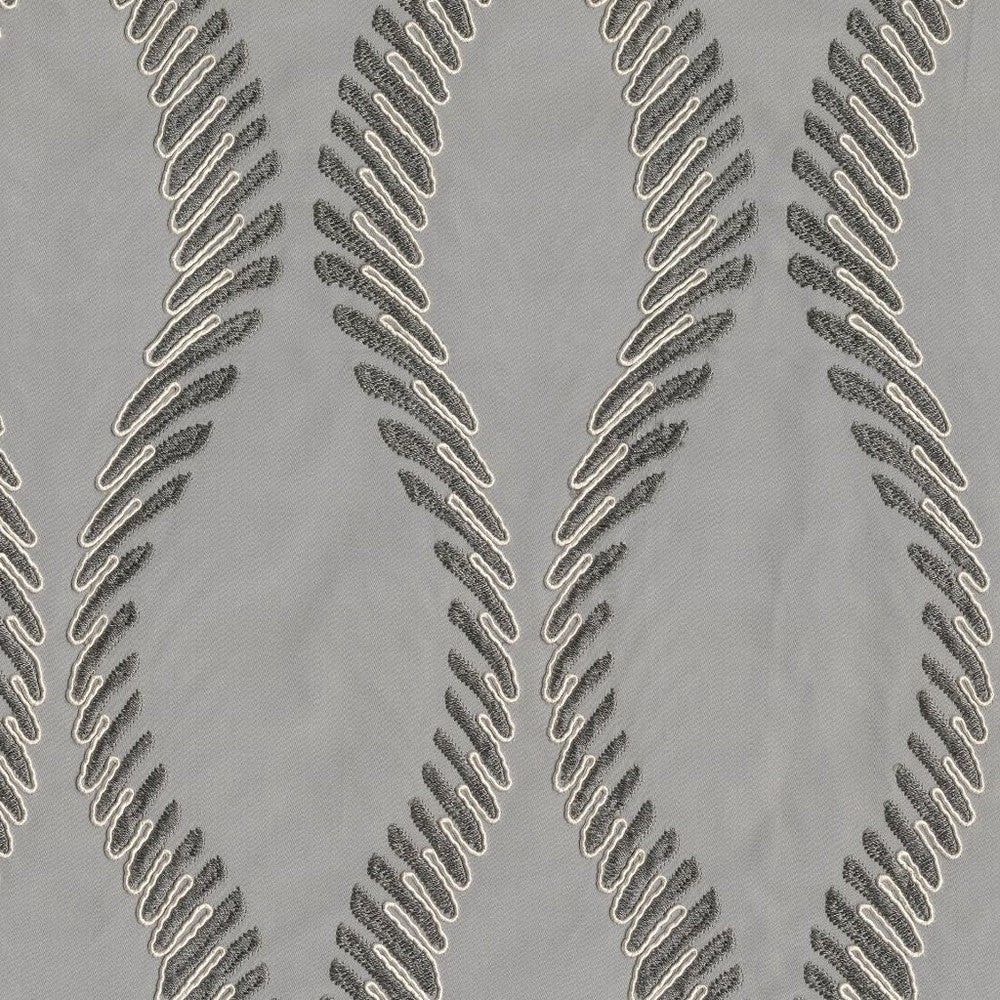 Pompadour Stripe Sterling by RM CoCo Fabric Gemstones II Tahitian Gray Pearl to Onyx Base 59% Cotton 41% Polyester Emb. 70% Viscose 20% Spun Polyester 10% Cotto See Sample 0 Horizontal: 6.3 and Vertical: 11.61 58 - Fabric Carolina -