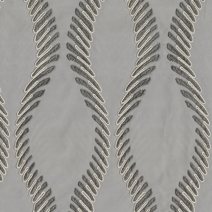 Pompadour Stripe Sterling by RM CoCo Fabric Gemstones II Tahitian Gray Pearl to Onyx Base 59% Cotton 41% Polyester Emb. 70% Viscose 20% Spun Polyester 10% Cotto See Sample 0 Horizontal: 6.3 and Vertical: 11.61 58 - Fabric Carolina -